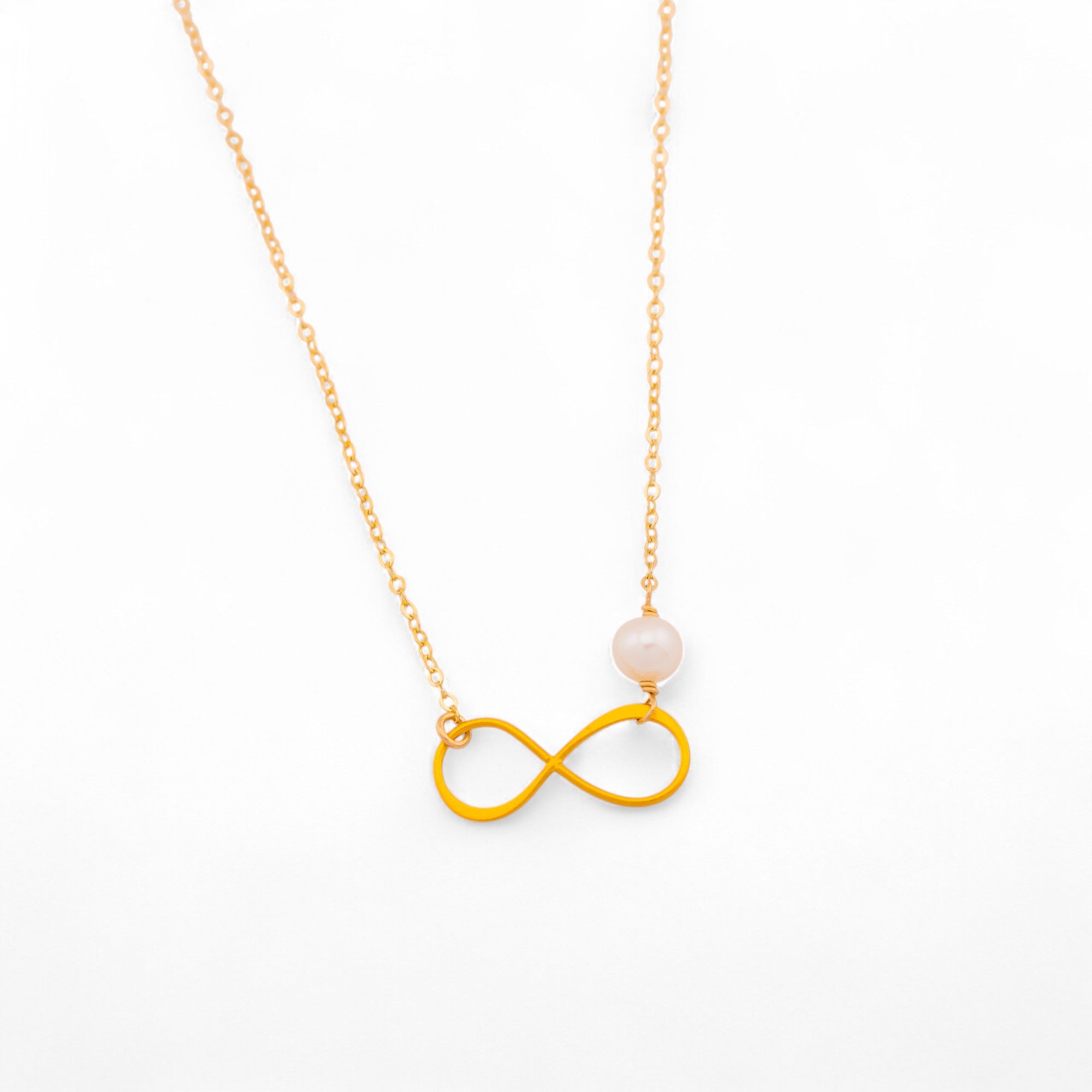 Birthstone Infinity Pendant Necklace