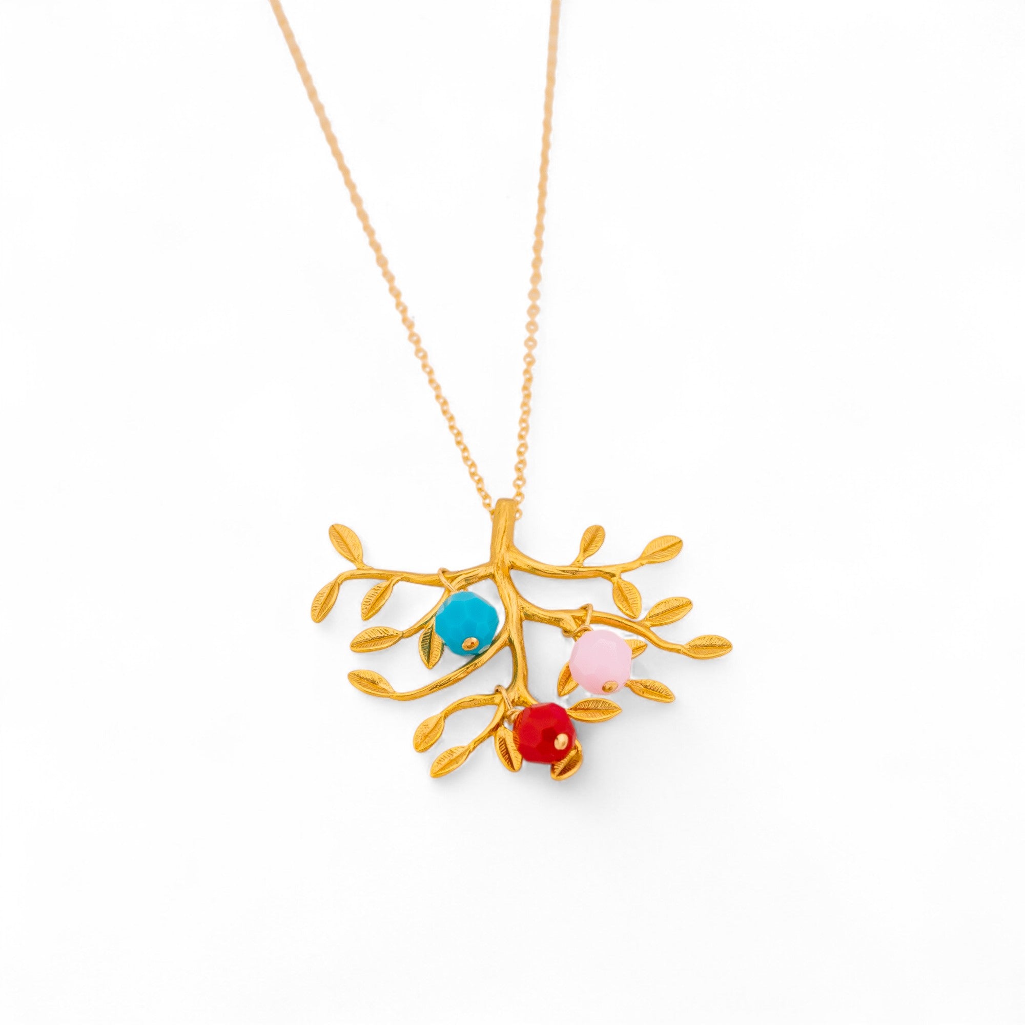 Family Tree Birthstone Necklace