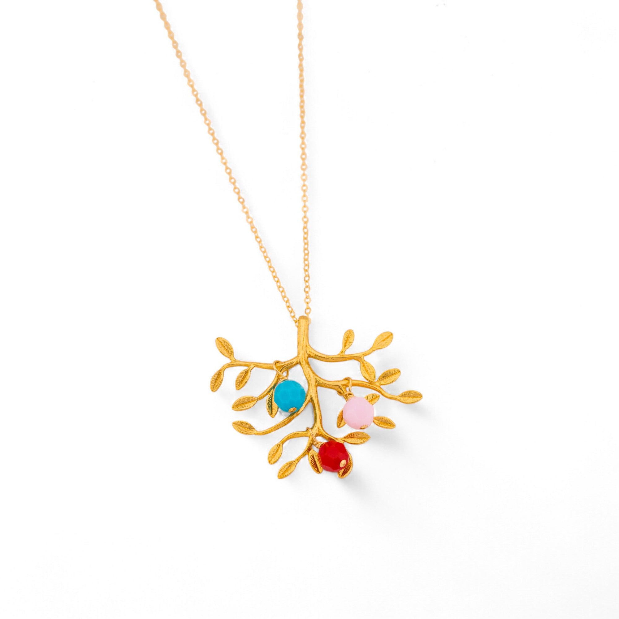 Family Tree Birthstone Necklace