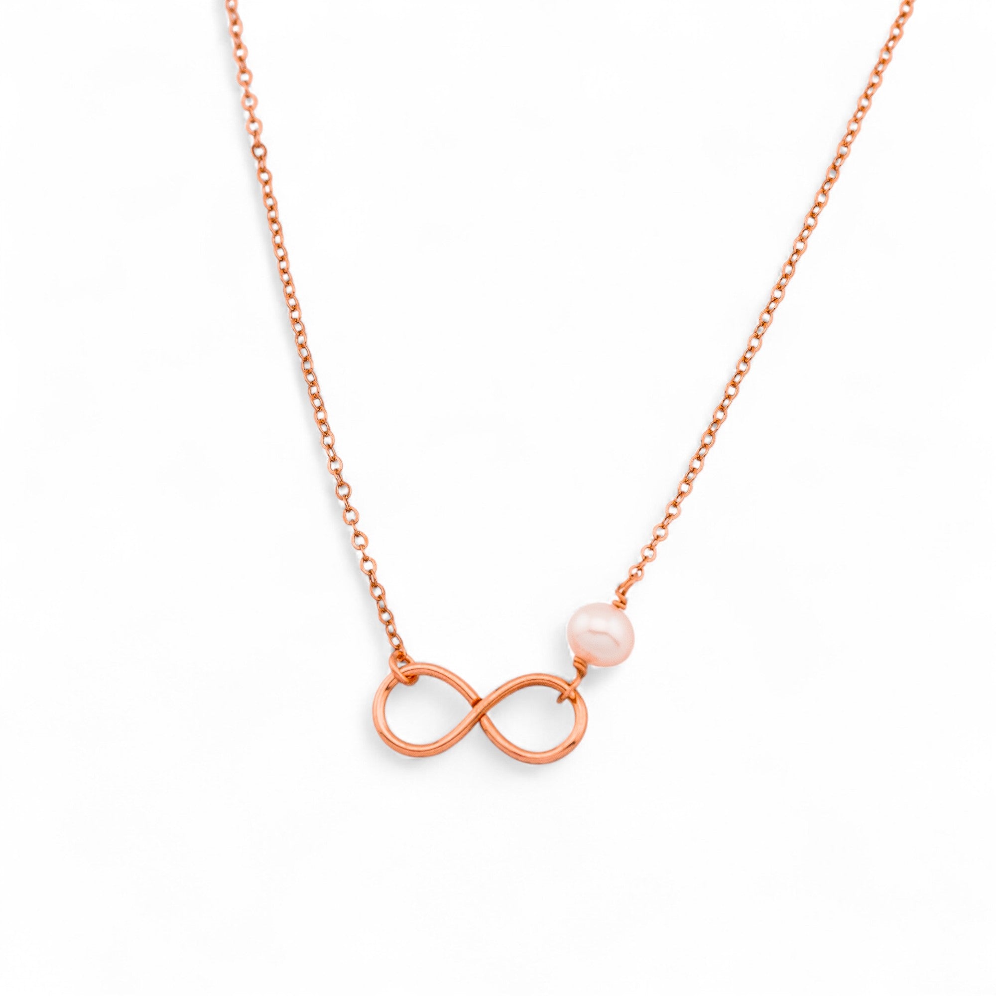 Birthstone Infinity Pendant Necklace