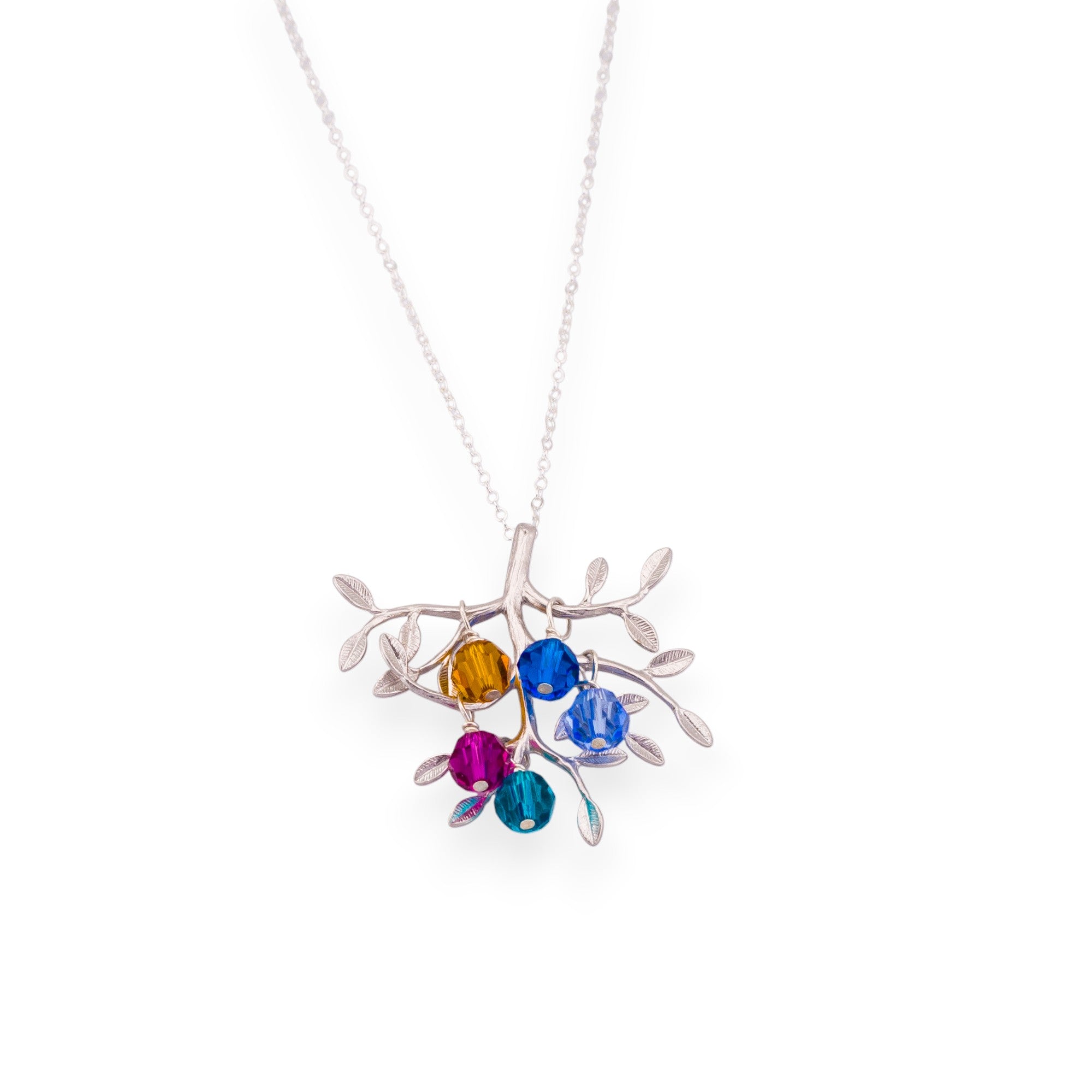 Family Tree Birthstone Necklace