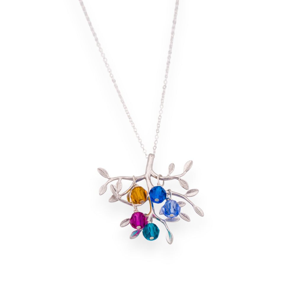 Family Tree Birthstone Necklace