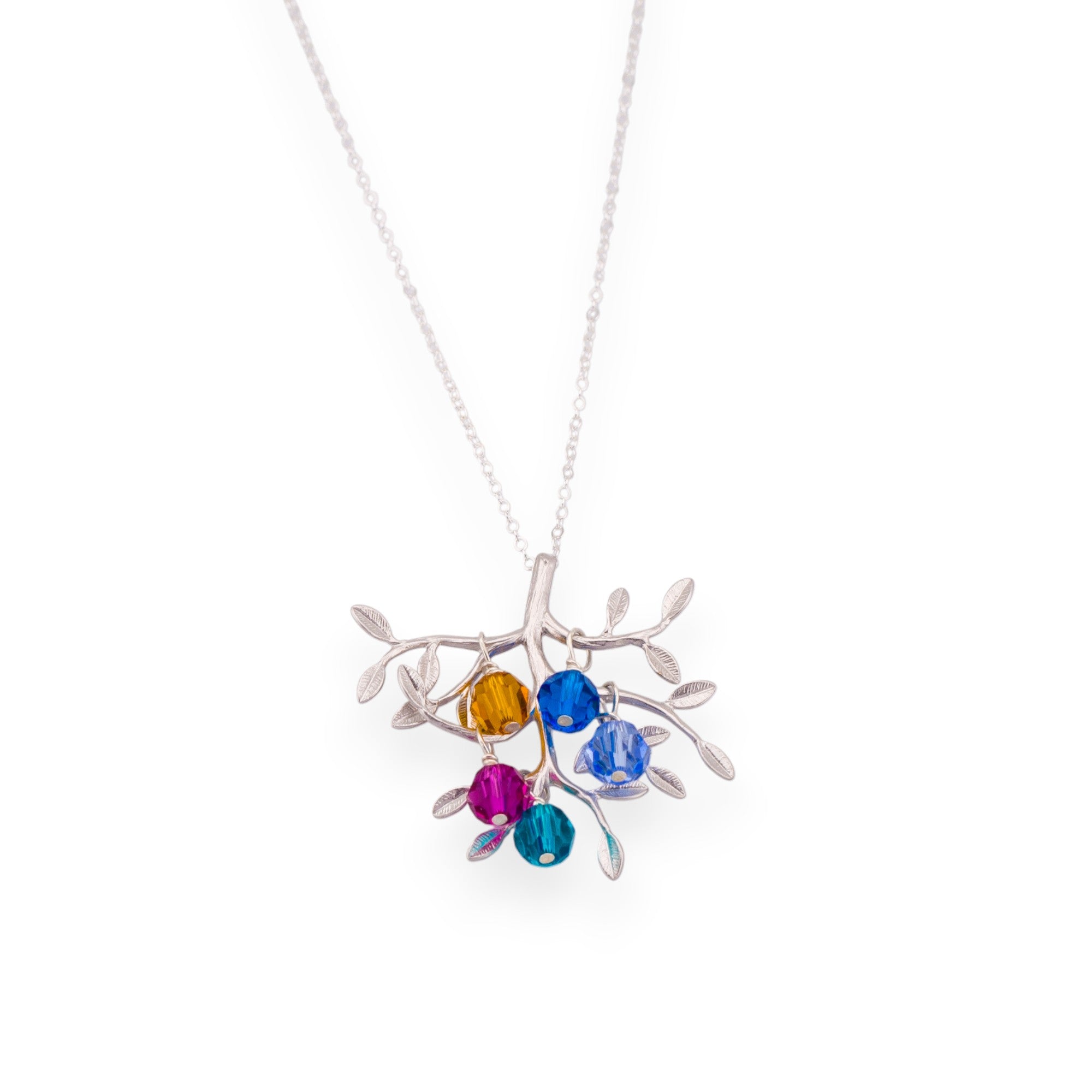 Family Tree Birthstone Necklace