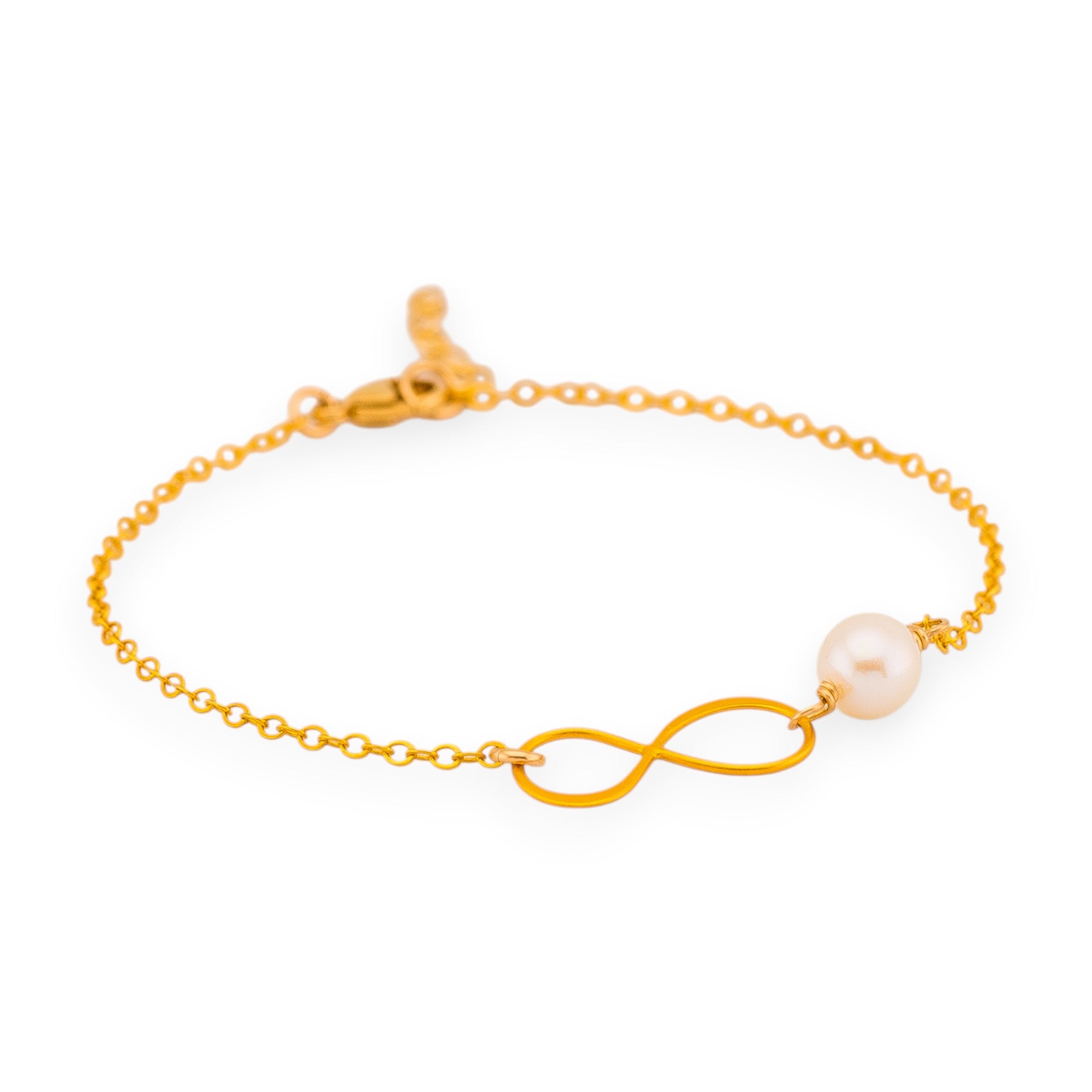 Customized Birthstone Infinity Bracelet