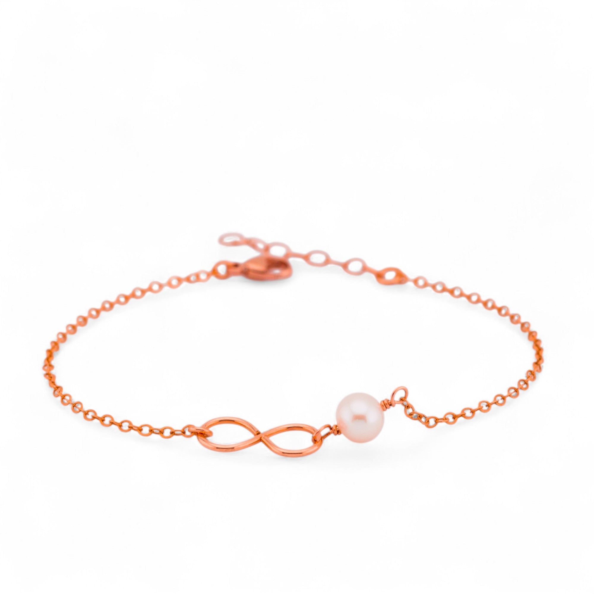 Customized Birthstone Infinity Bracelet
