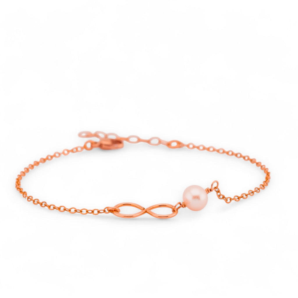 Customized Birthstone Infinity Bracelet
