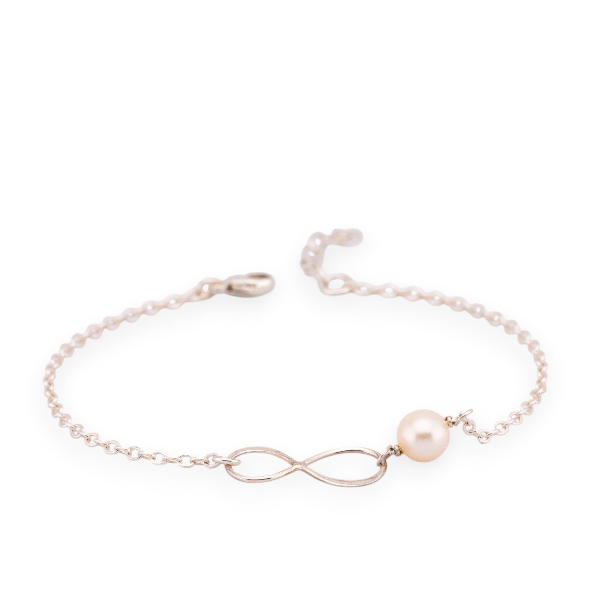 Customized Birthstone Infinity Bracelet