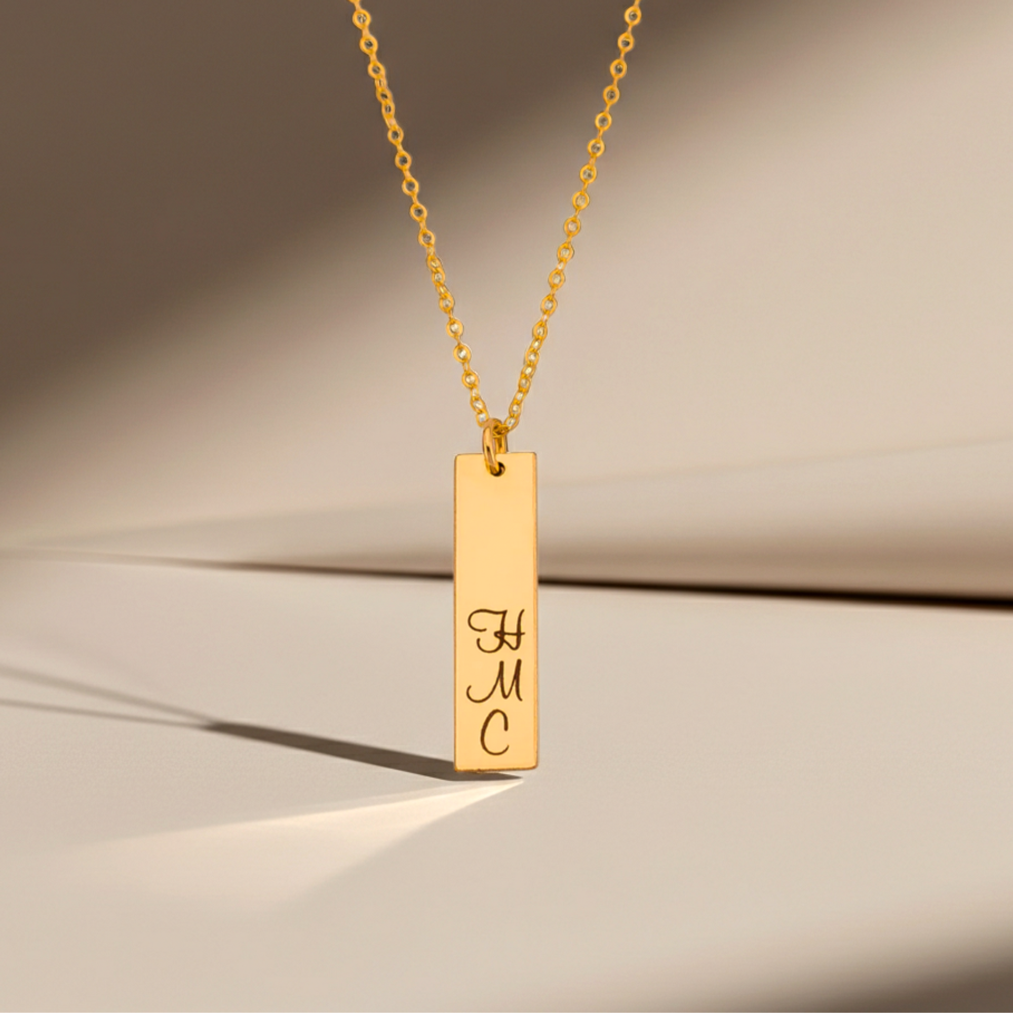 Custom Name Necklace - 1-inch bar