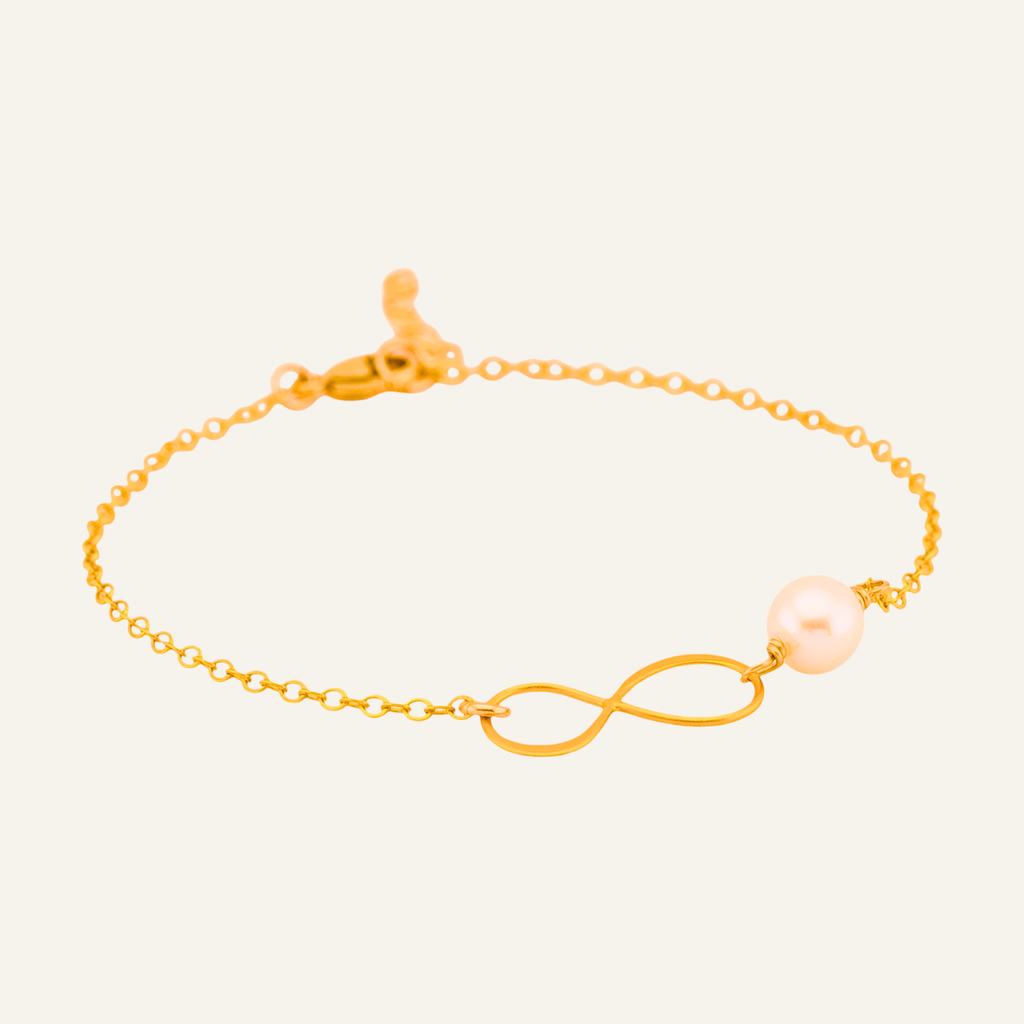 Customized Birthstone Infinity Bracelet