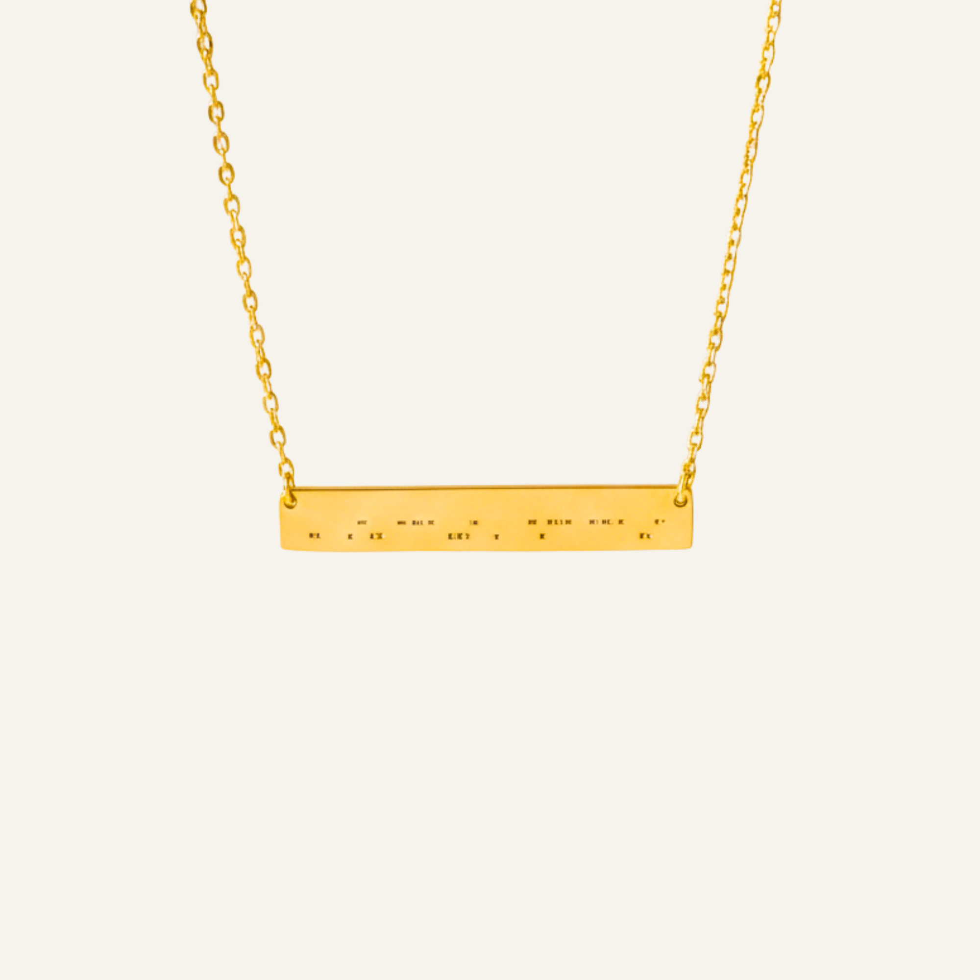 Morse Code Necklace