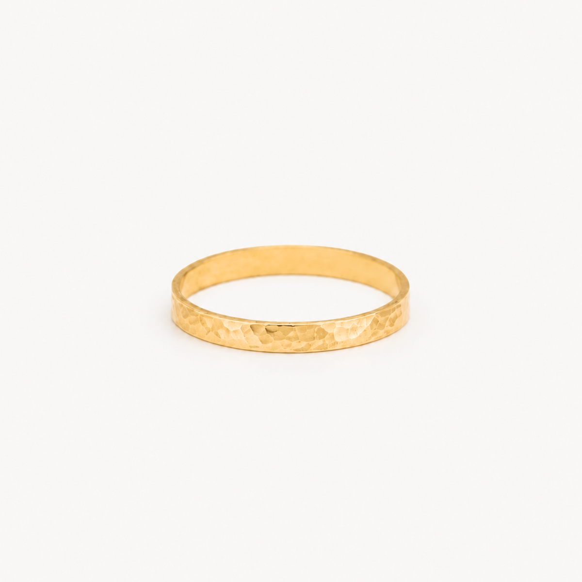 Custom Name Band Ring – Minimalist Textured Ring