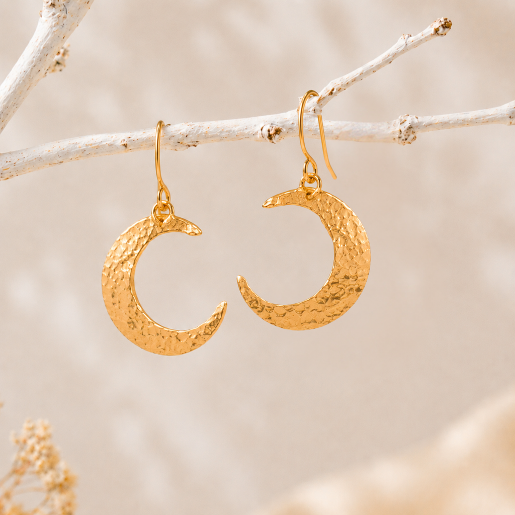 Trendy Crescent Moon Earrings