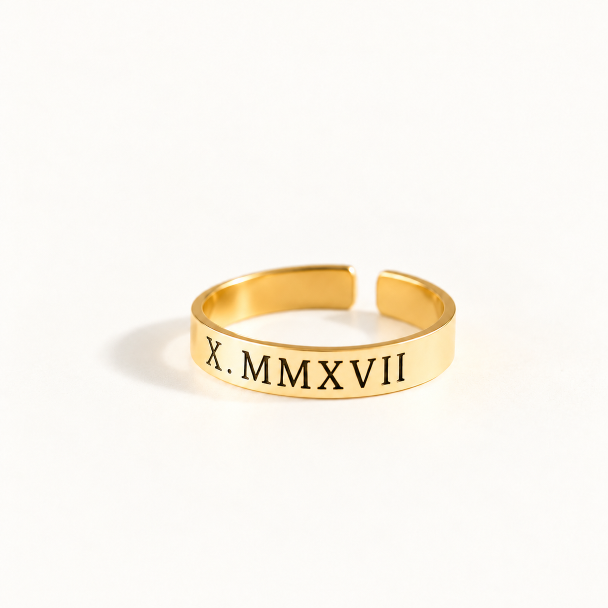 Personalized Engraved Band Ring - 4mm