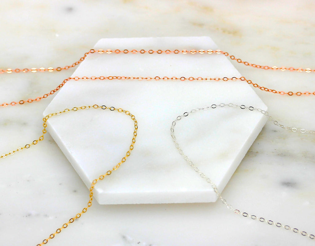 Delicate Thin Chain Necklace