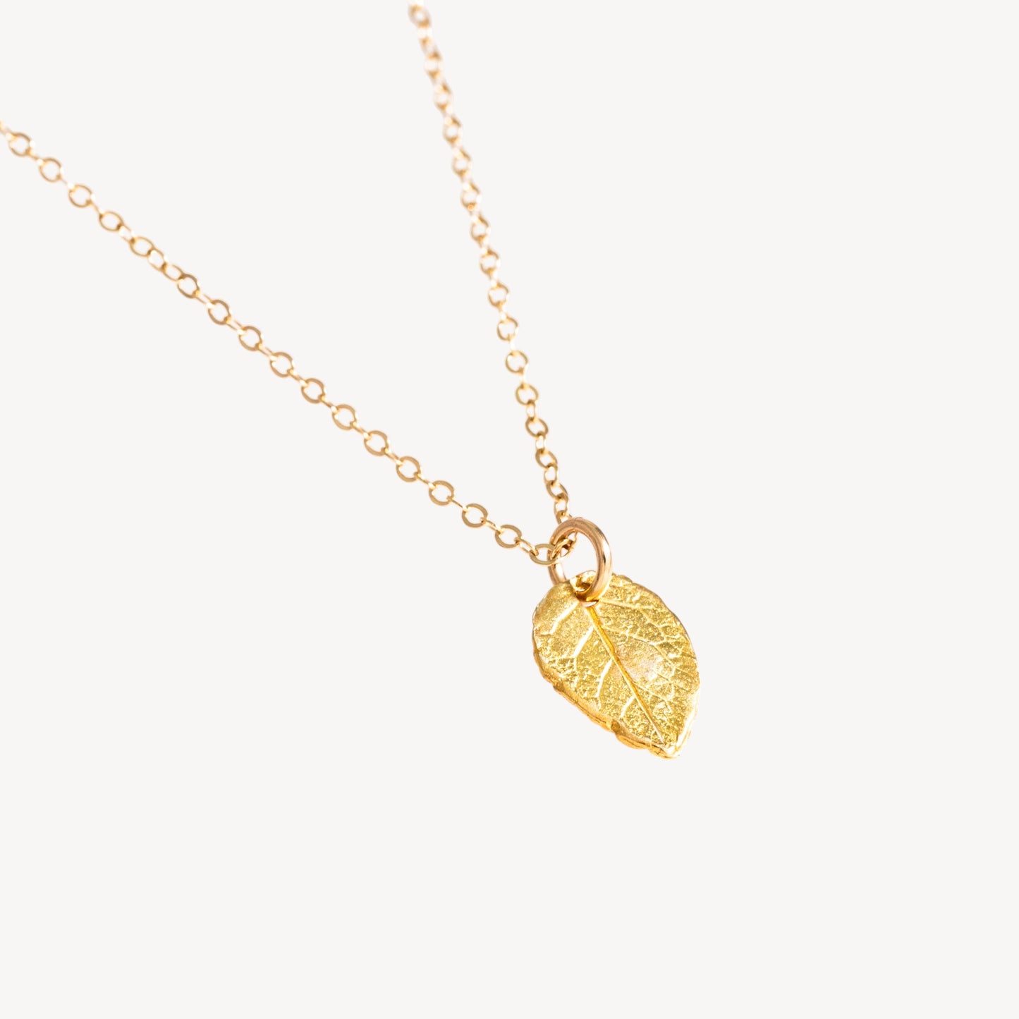 Tiny Leaf Necklace