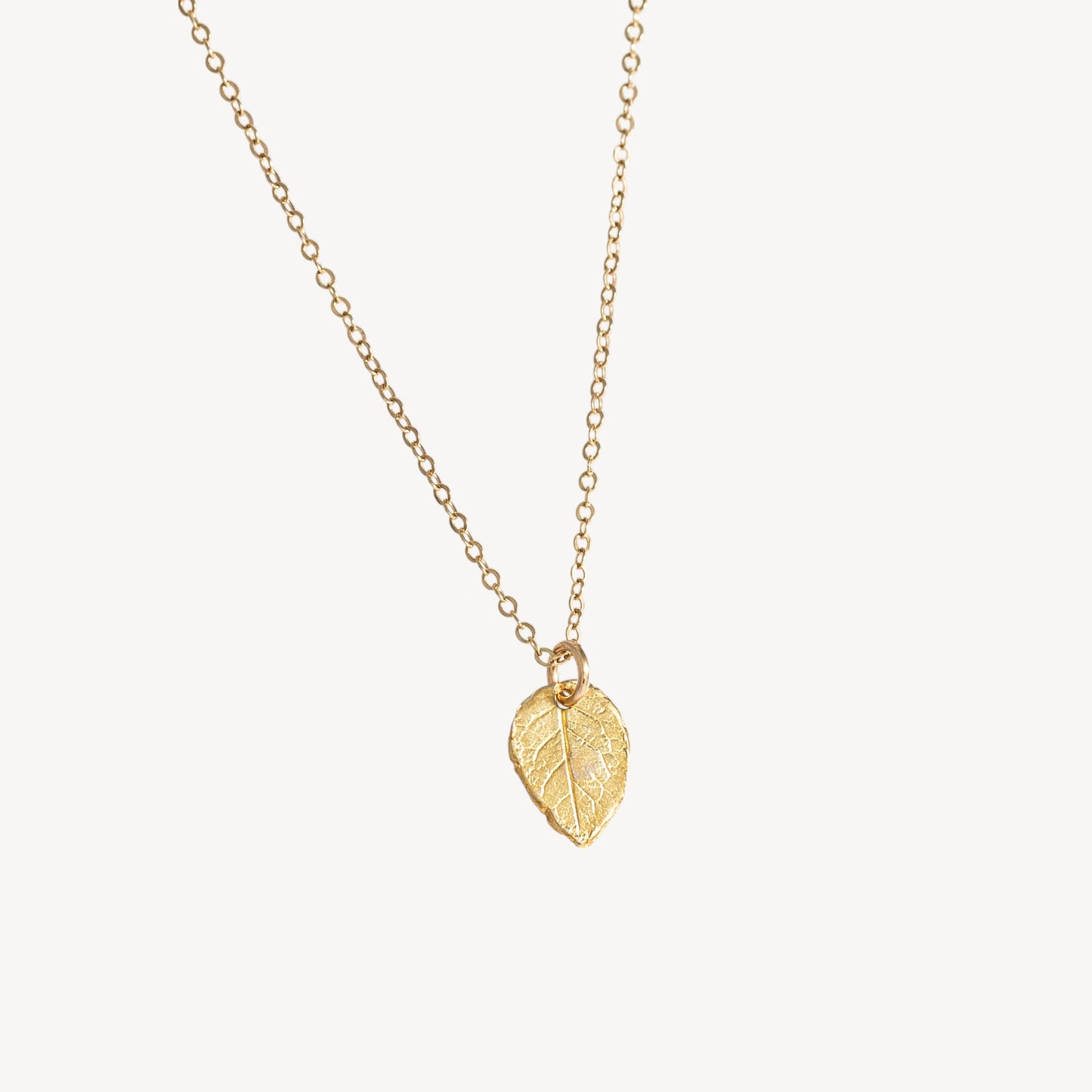 Tiny Leaf Necklace