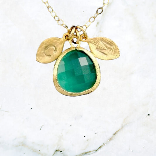 Custom Glass Drop Necklace