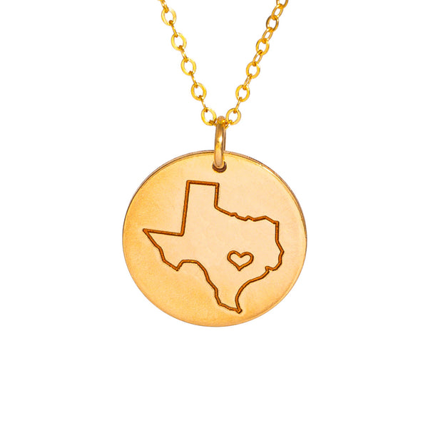 State Charm Necklace