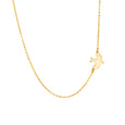 Flying Dove Bird Charm Necklace