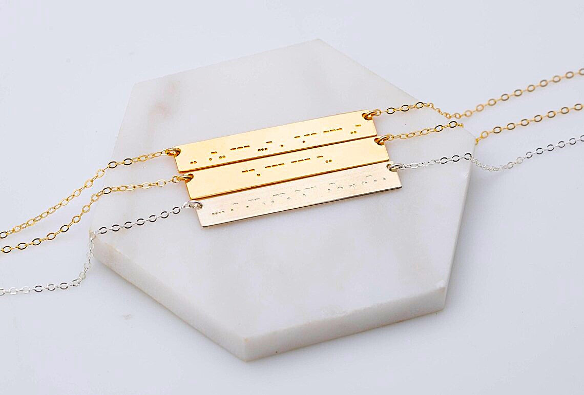 Morse Code Necklace