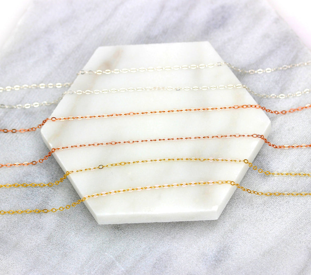 Delicate Thin Chain Necklace