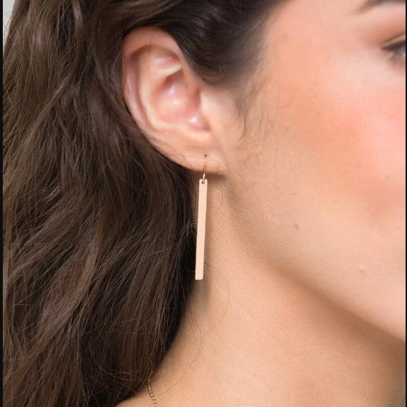 Delicate Bar Earrings