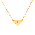 Personalized Small Triangle Necklace