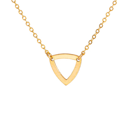 Outline Triangle Choker Necklace