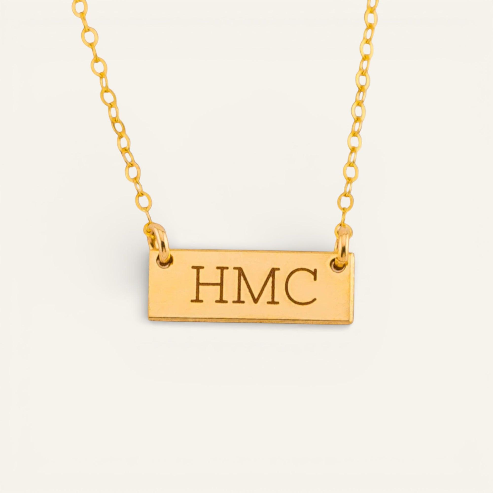 Mini Bar Necklace, 5/8" Bar