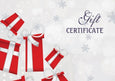 Holiday Gift Certificates 