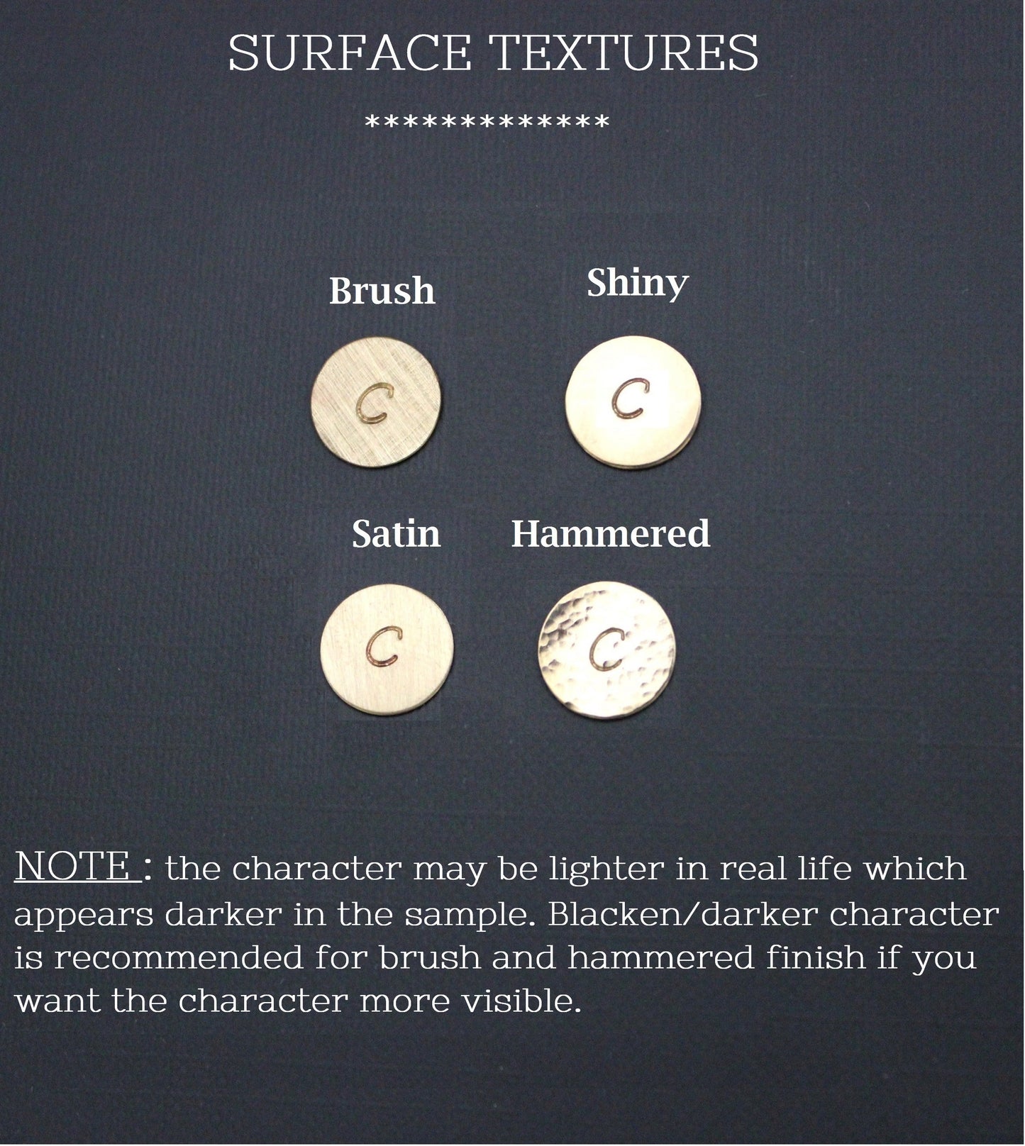 Initials Disc Charm and Sideways Cross Necklace, 3/8" Disc