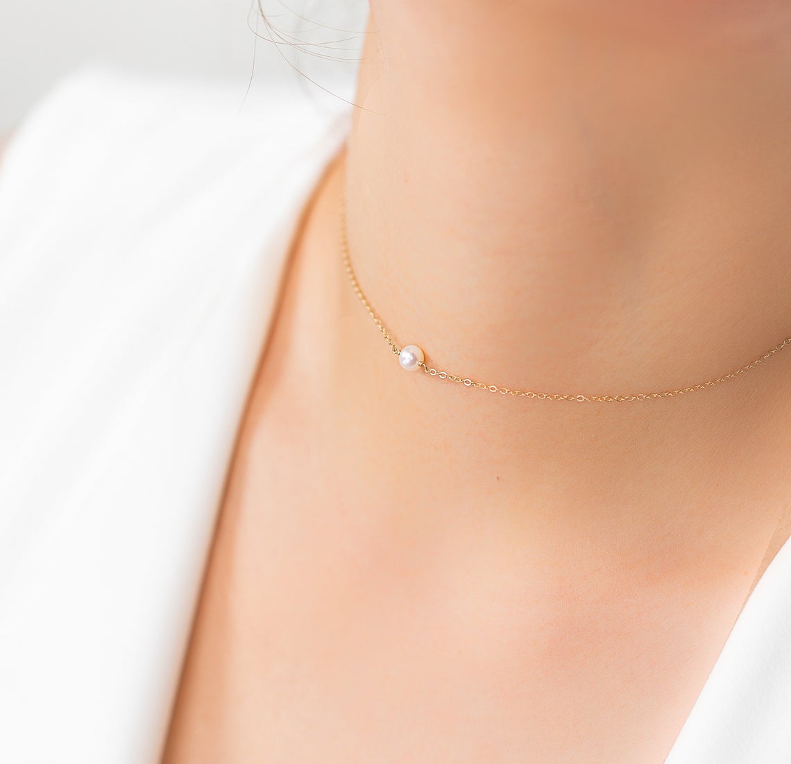 Small Pearl Necklace