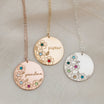 Birth Flower Necklace