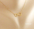 Gold Filled Infinity Necklace