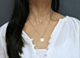 Rose Gold Double Layer Necklace