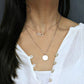 Rose Gold Double Layer Necklace