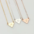 Silver Triangle Necklace