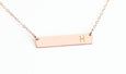 Rose Gold Bar Necklace