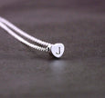 Silver Heart Bead Necklace