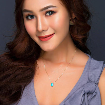 Floating Birthstone Necklace
