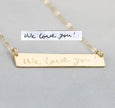 Actual Handwriting Necklace