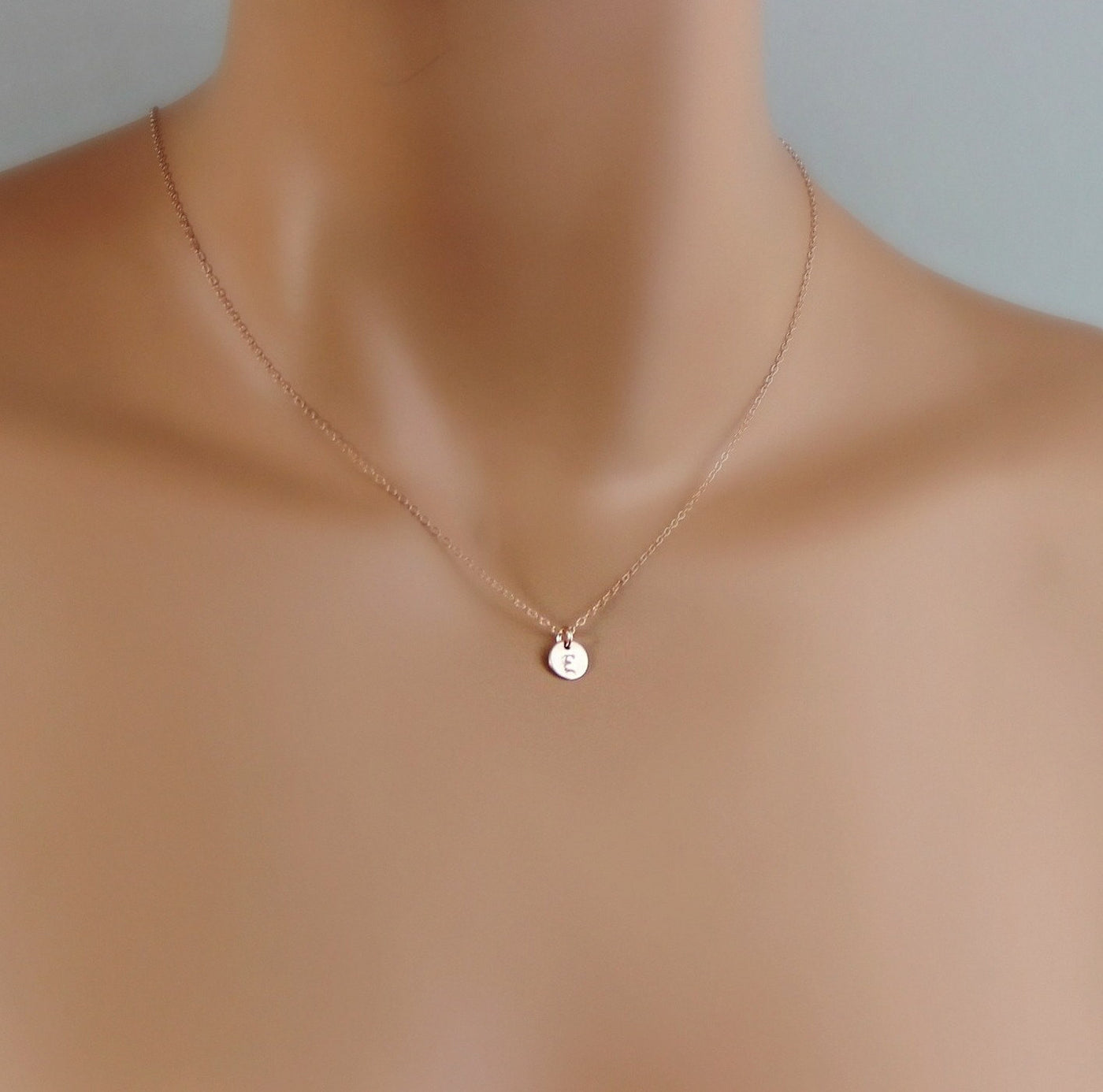 Tiny Rose Gold Necklace
