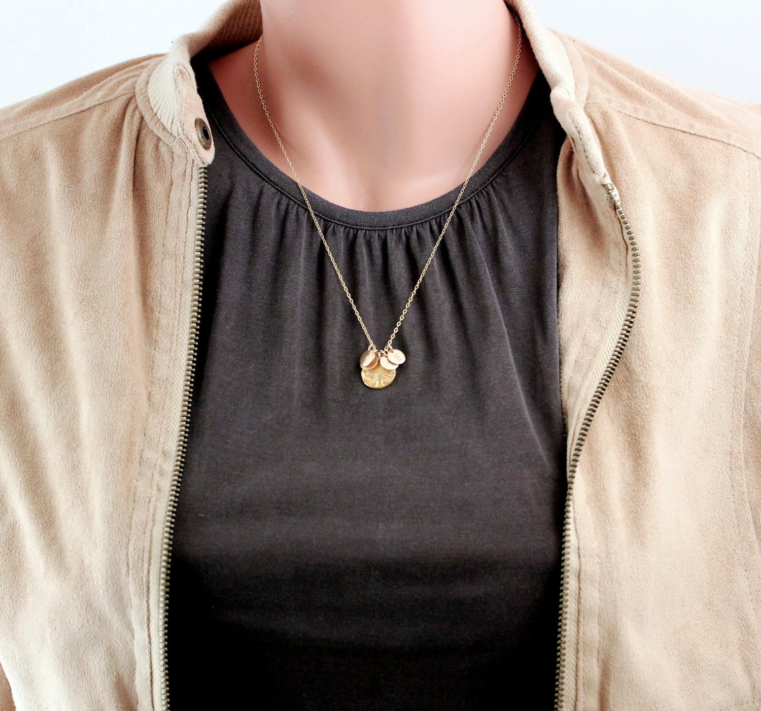 Gold Tree Necklace