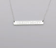 Long Name Bar Necklace