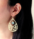 Gold Filled Boho Birthstone Earrings