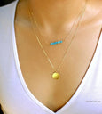 Gold Filled Double Layer Necklace