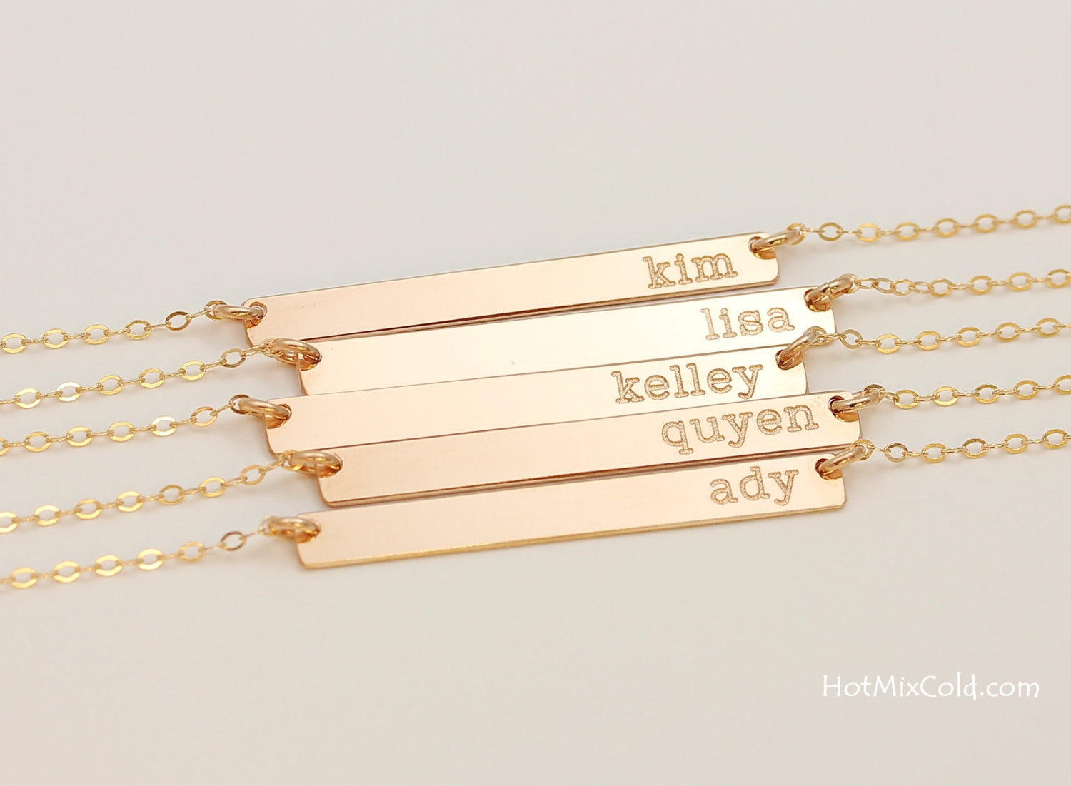 Long Skinny Gold Necklace