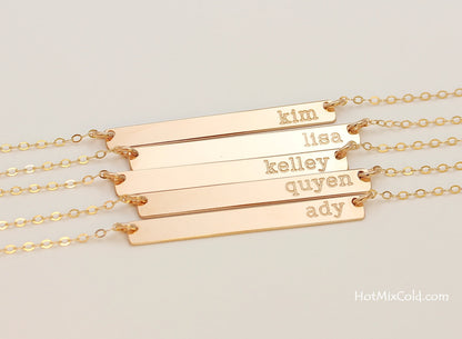 Long Skinny Gold Necklace